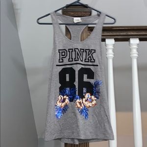 pink / vs tank top